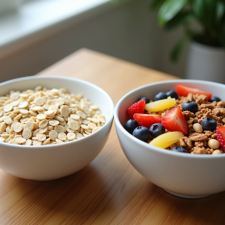 Muesli ou flocons d'avoine comparaison 2025 choix éclairé