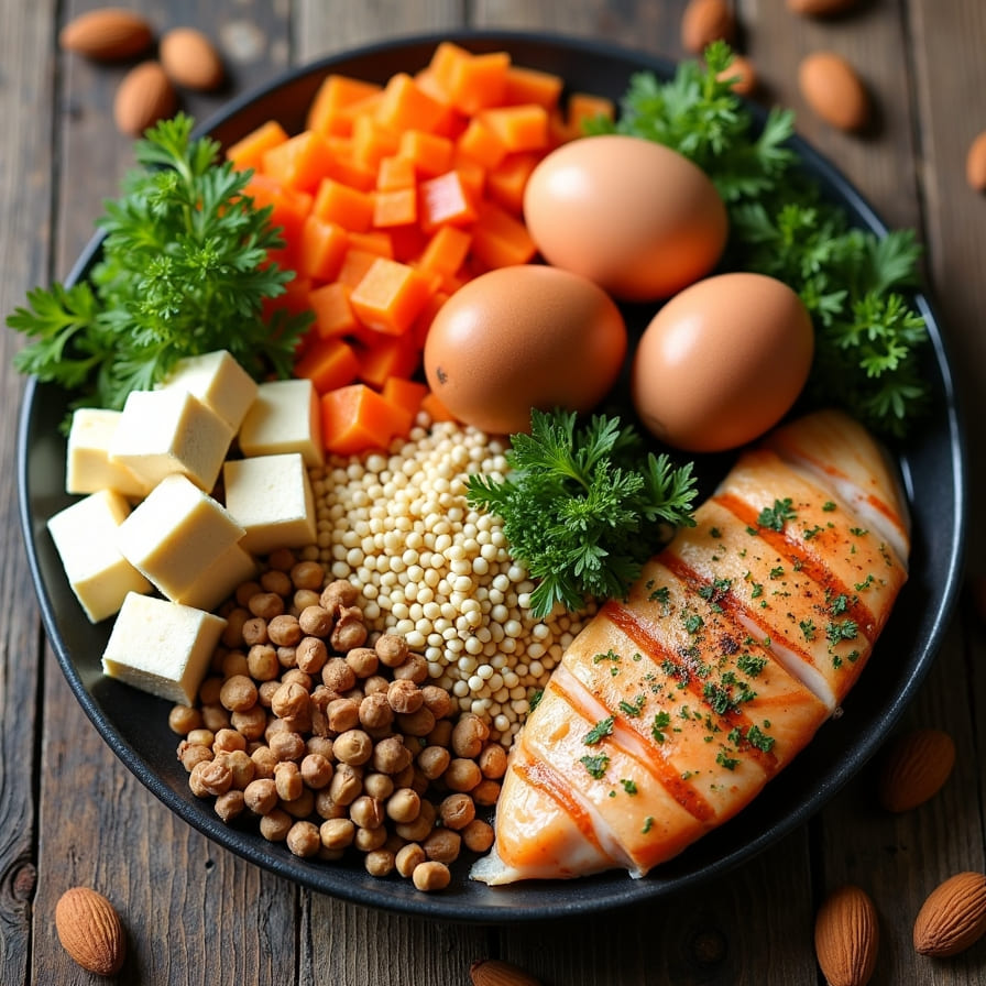 Manger 150g protéine par jour : Journée type, astuces