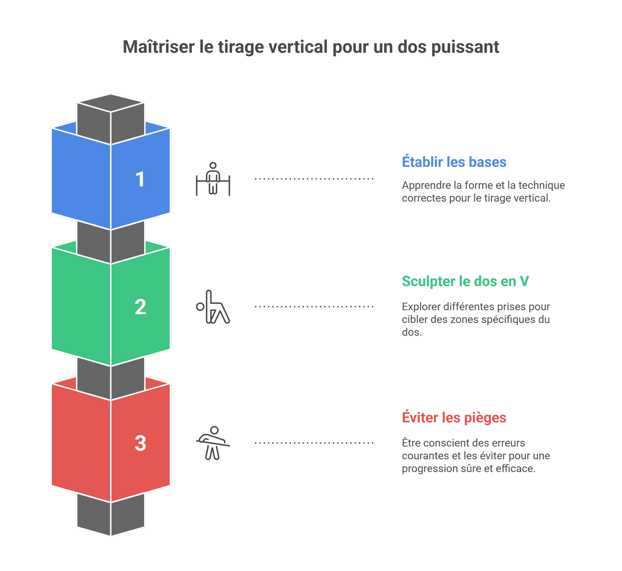 Tirage vertical | Guide pro pour un dos large et fort